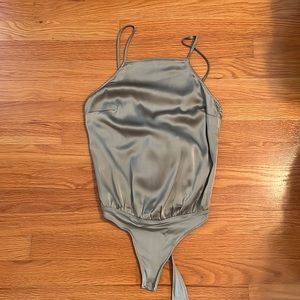 Abercrombie silk bodysuit